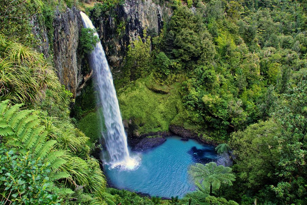 New Zealand Waterfall laxer shutterstock 617036306
