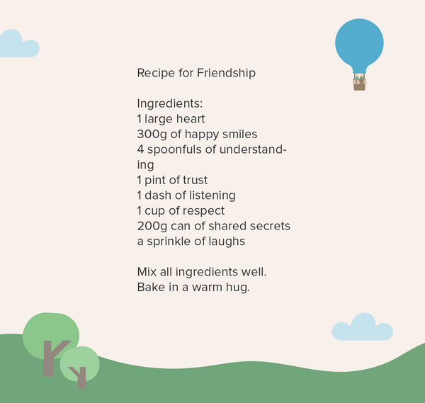 Recipe for Friendship ny