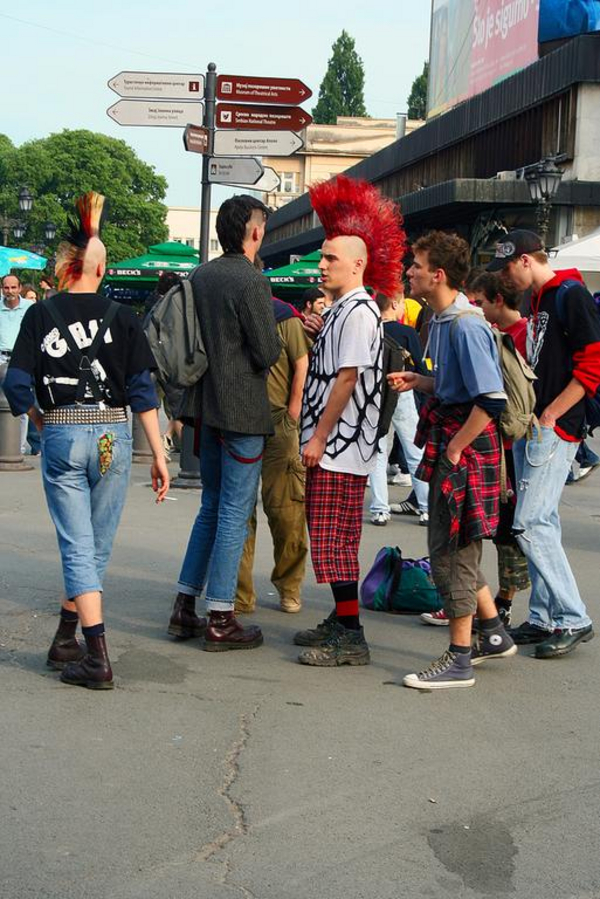 Punkers on the streets Vevchic shutterstock 396854062